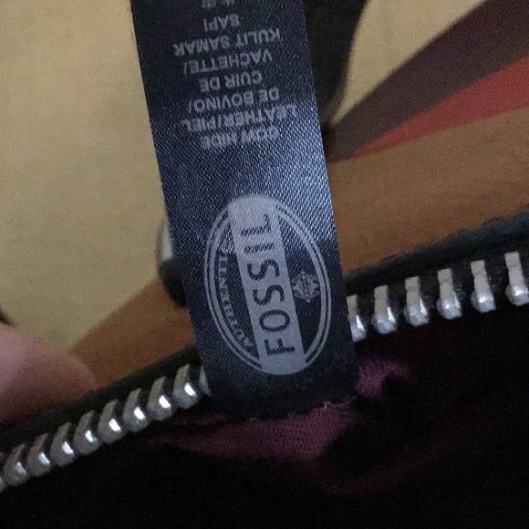 Women’s Fossil Multicolor Leather Handbag - Picture 11 of 12